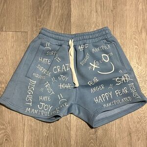 Blue Mixed Emotions Shorts